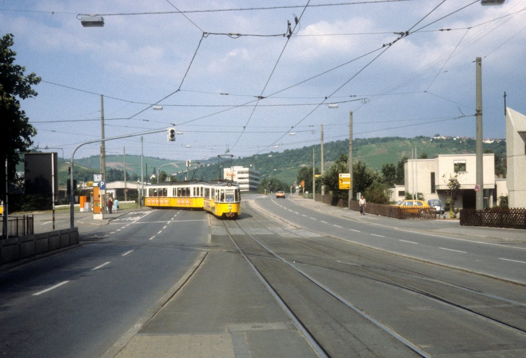 Stuttgart SSB SL 13 (GT4 428) Hedelfingen im Juli 1979.