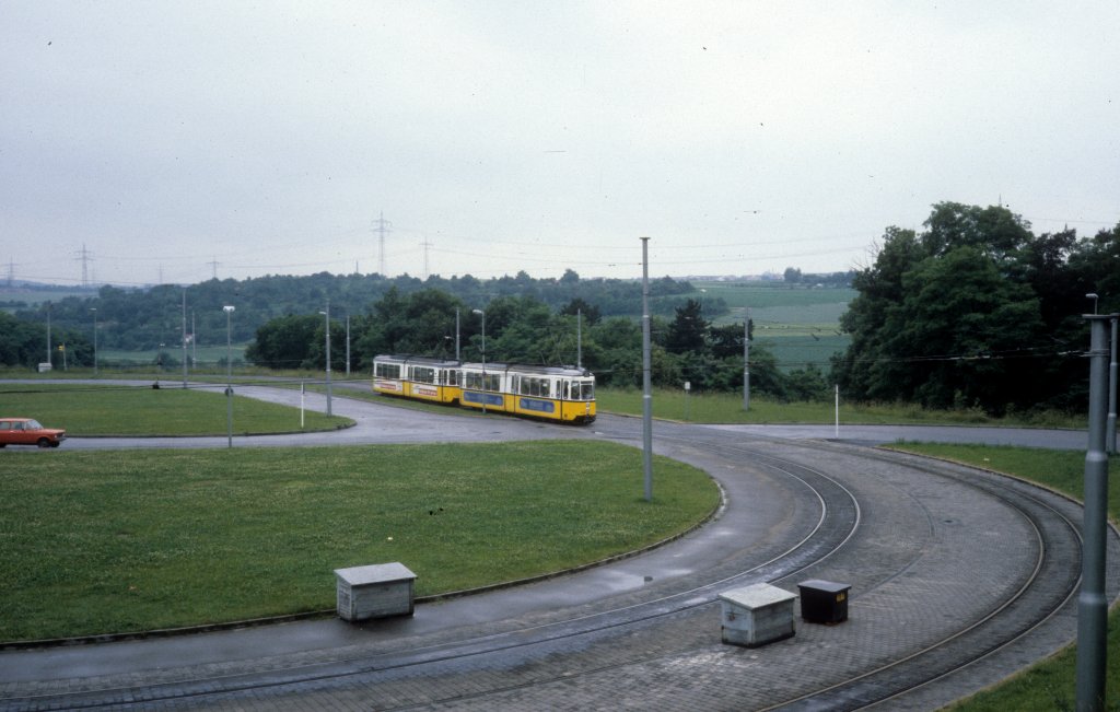 Stuttgart SSB SL 15 Freiberg / Mnchfeld am 2. Juli 1980.