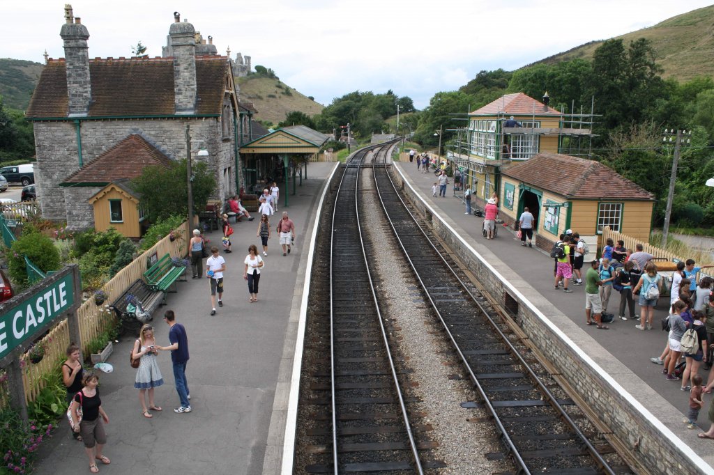Swanage am 27.07.2010, Station 'Corfe Castle'