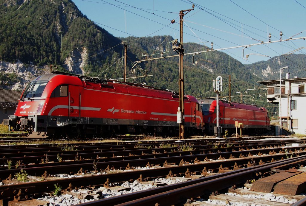 SZ 541 109 + 005 in Bhf. Jesenice in 2012:09:17