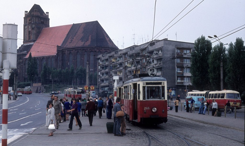 Szczecin / Stettin SL 2 (Tw 266) am 20. September 1975.