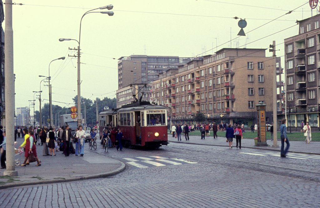 Szczecin / Stettin SL 2 (Tw 259) al. Wyzwolenia am 20. September 1975.