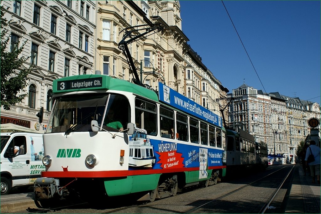 T4-Gro�zug 1228+1229+2129 am Hasselbachplatz (24. August 2009)