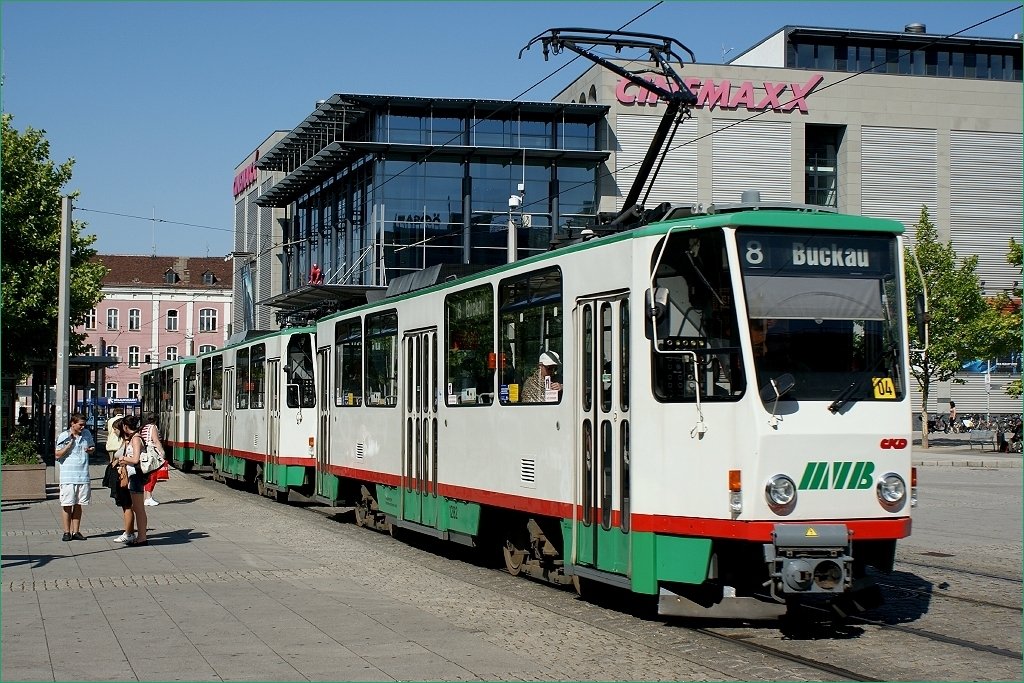 T6-Gro�zug 1282+1283+2146 am Hauptbahnhof (20. August 2009) 