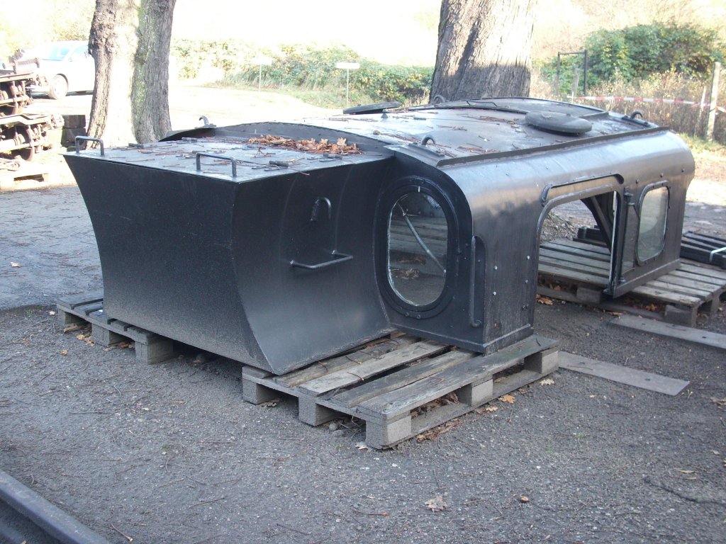 Teil des Fhrerhauses von der 99 4011 in Putbus.