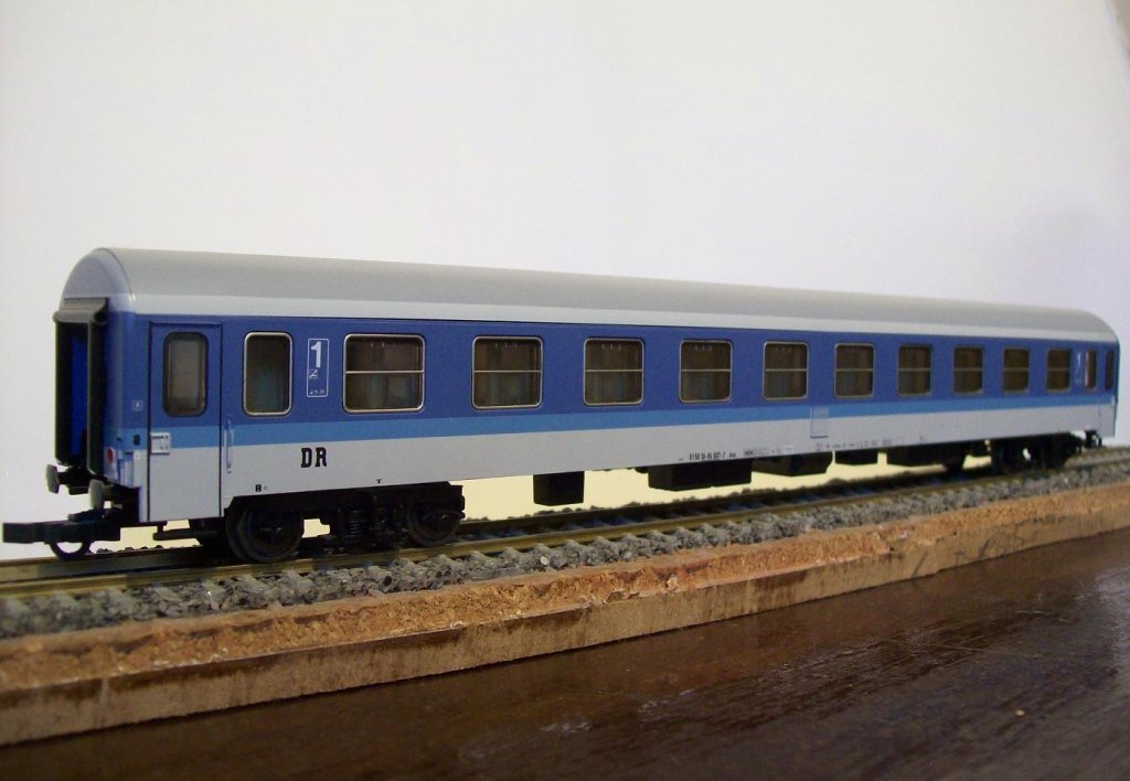 Tillig HO/Sachsenmodelle 1. Klasse DR InterRegio Amz 51 50 10-94 007-7 Wagen 