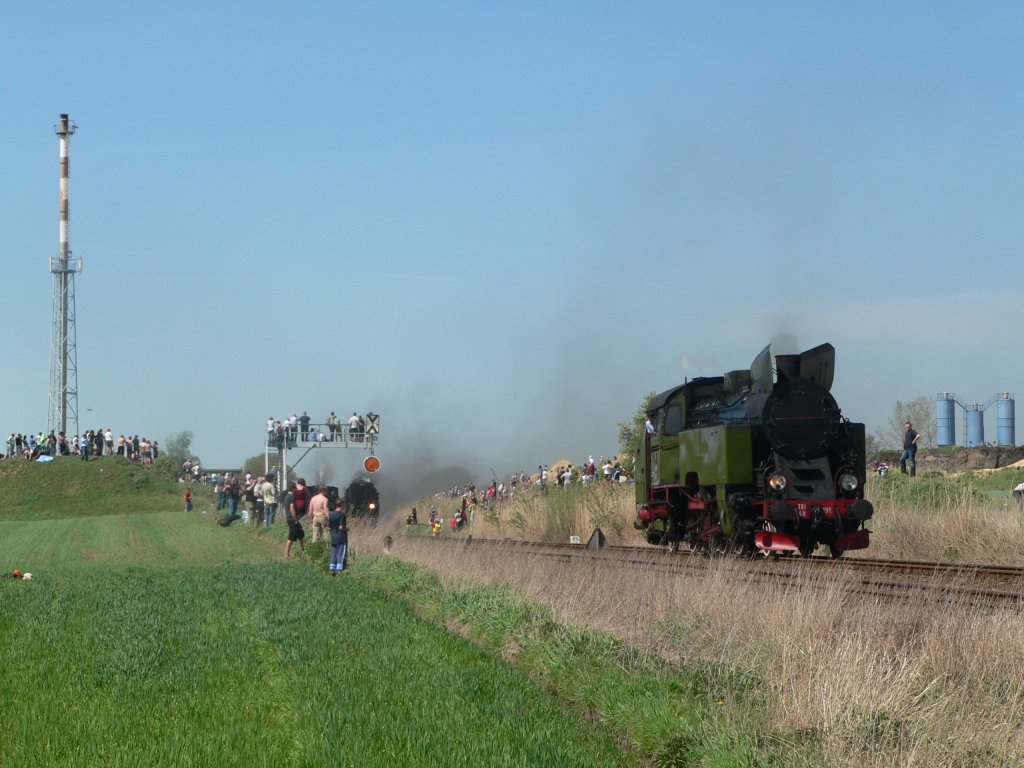 TKt48-18 am 28.4.2012 auf der Dampflokparade in Wolsztyn.