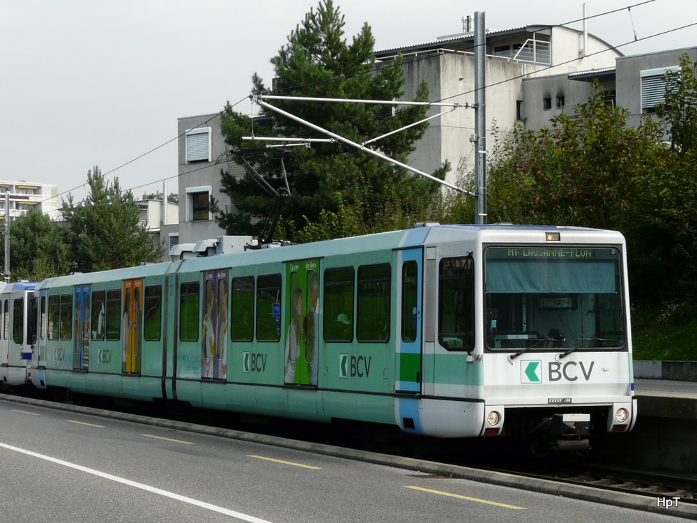 tl Mtro Ouest M1 - Triebwagen Bem 4/6 558 213 unterwegs am 24.09.2008

