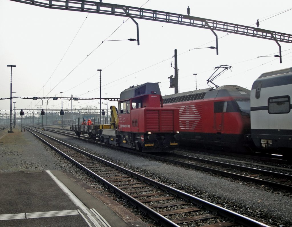 Tm 234 051 ist am 09.04.10 in Rotkreuz.