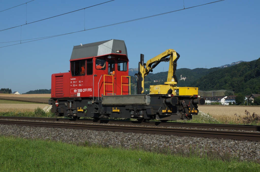 Tm 234 083-4 befindet sich am 18.7.12 kurz vor Niederbipp.