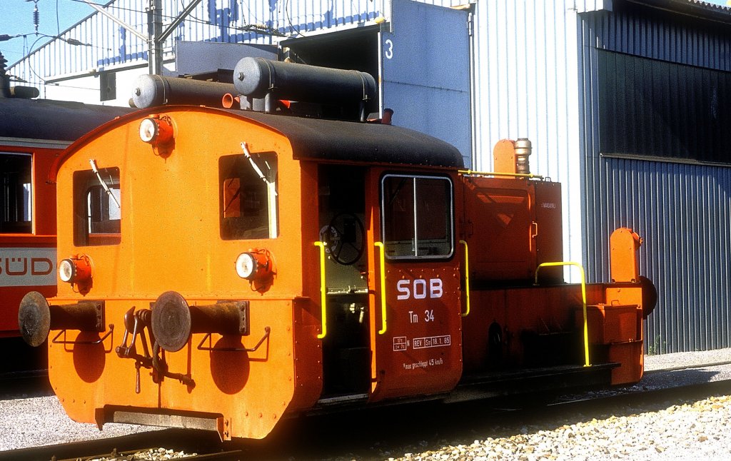 Tm34  Samstagern  06.09.90  ( ex DB 323 812 )