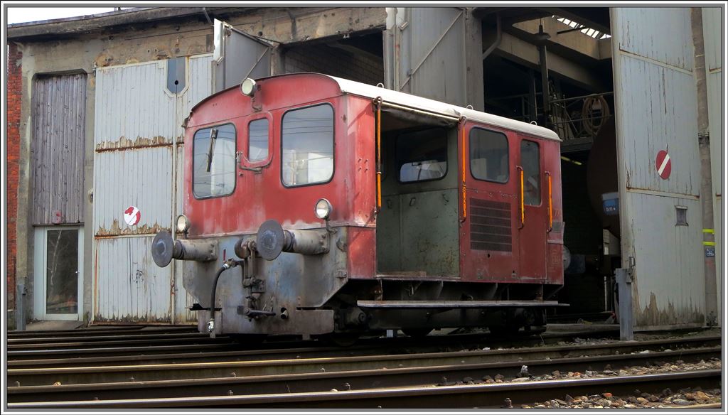 Tm770 im ehemaligen Lokdepot Sargans. (19.03.2013)