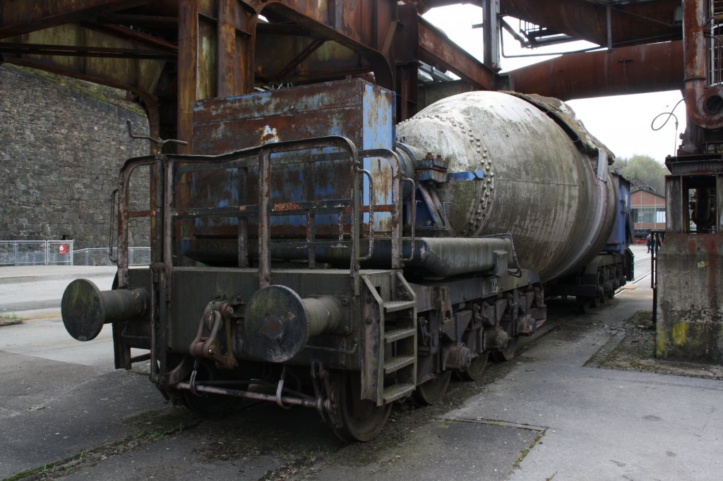 Torpedowagen in der Henrichsh�tte in Hattingen (10.04.2010)