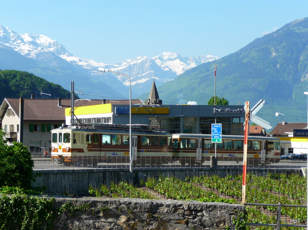 tpc / AL - Regionalzug untereweg in Aigle am 23.05.2010