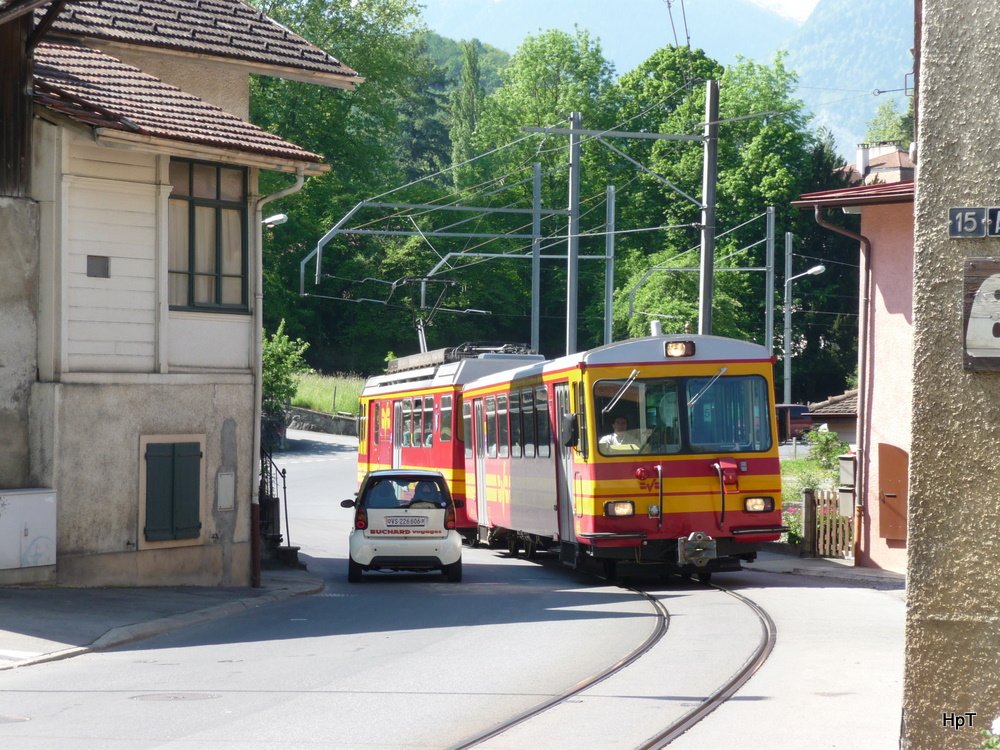 tpc BVB - Regio nach Villars unterwegs in Bex am 23.05.2010