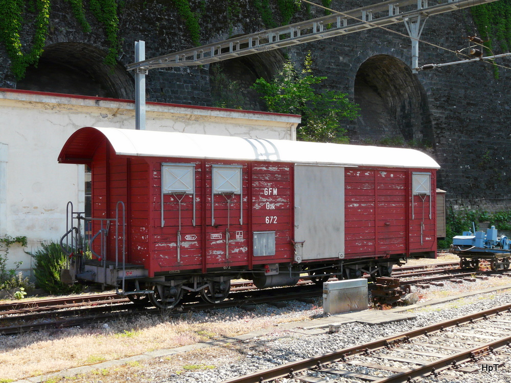 tpf - Gterwagen Gak 672 in Vevey am 07.05.2011