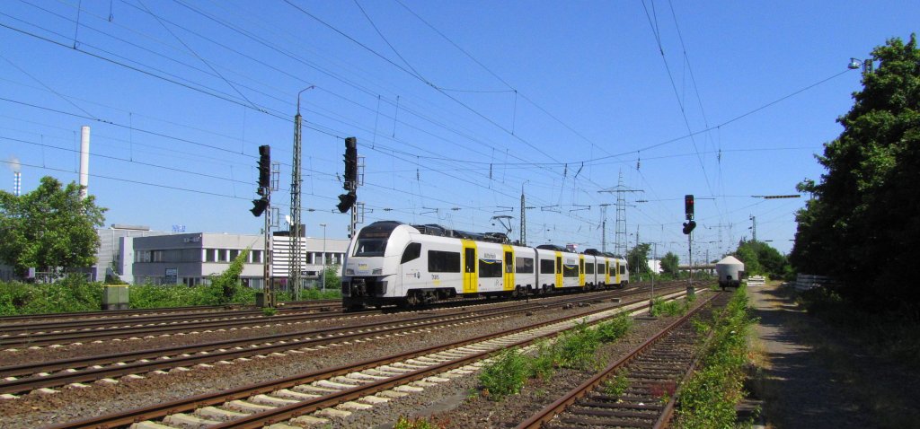 trans regio 460 001-1 als MRB 84138 von Mainz Hbf nach Kln Messe/Deutz, in Mainz-Mombach; 16.07.2010