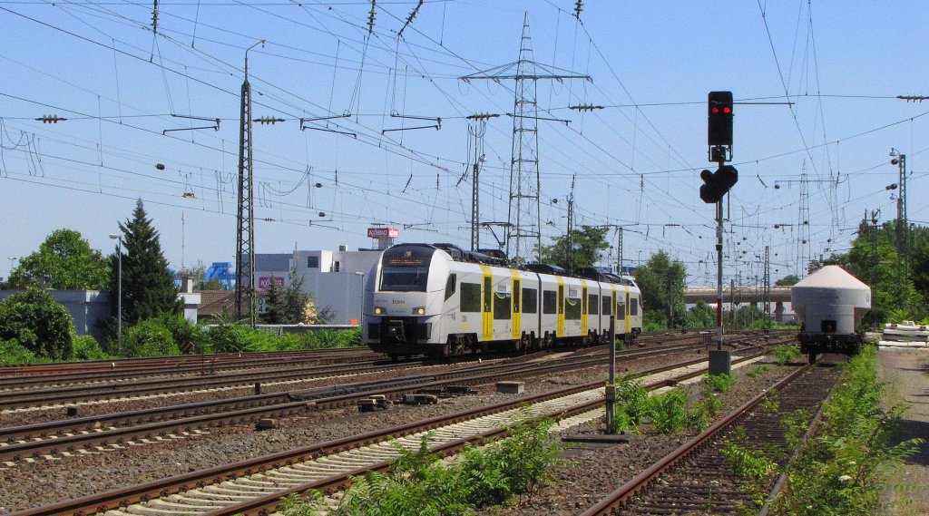 trans regio 460 510-1 als MRB 84136 von Mainz Hbf nach Bingen (Rhein) Hbf, in Mainz-Mombach; 16.07.2010