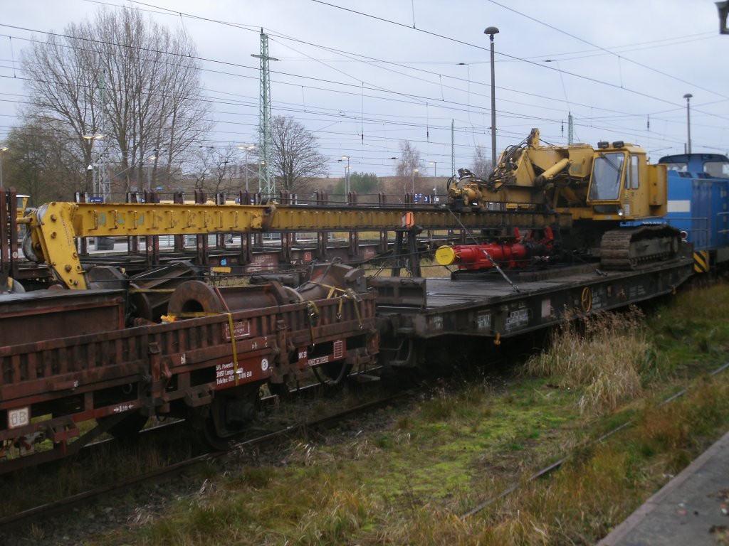Transportwagen,am 27.November 2011,in Bergen/Rgen.