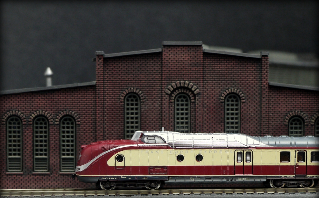 Triebkopf des VT 11 der Deutschen Bundesbahn als Modell im Mastab 1:220 von Mrklin. 30.9.2012