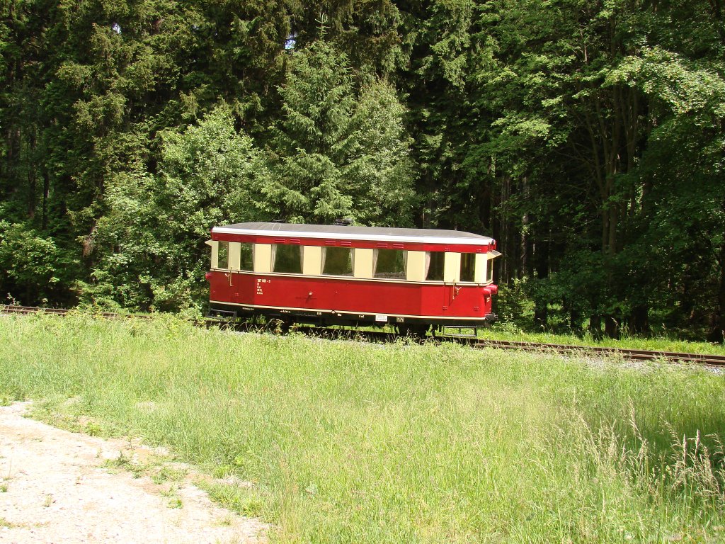 Triebwagen 187 001 zwischen Drei Annen Hohne und Elend - 17-06-2011