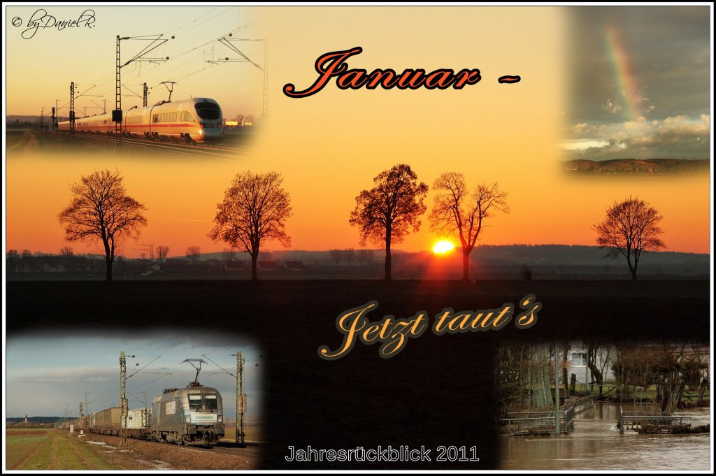 Trchen 2: Abendliche und sonnige Stimmung im Januar. (01.12.2011)