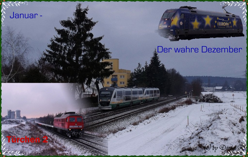 Trchen 2: Januar - der wahre Dezember. Ja da wirklich  mehr Schnee als im Dezember. 
(2.12.10)