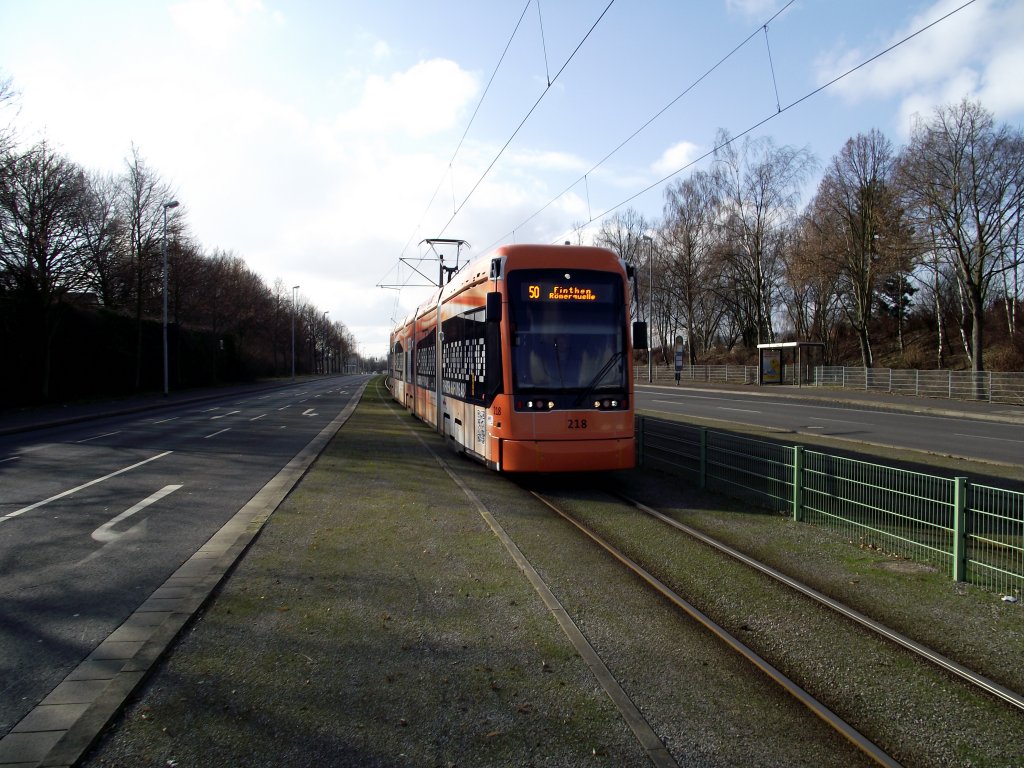 Tw 218 alias Stadler Variobahn in Mainz am 21.02.13