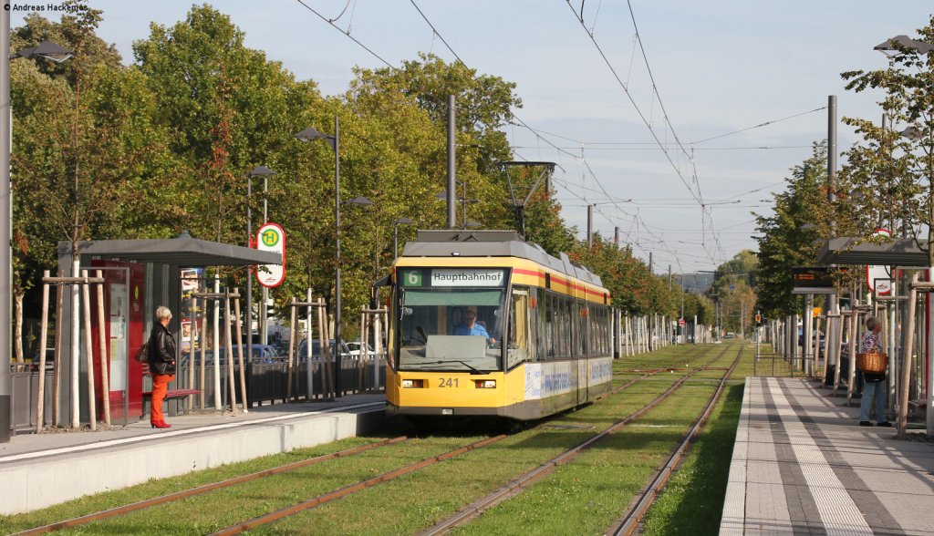 TW 241 als 6 nach Hauptbahnhof in der Ostendstrae 20.9.12