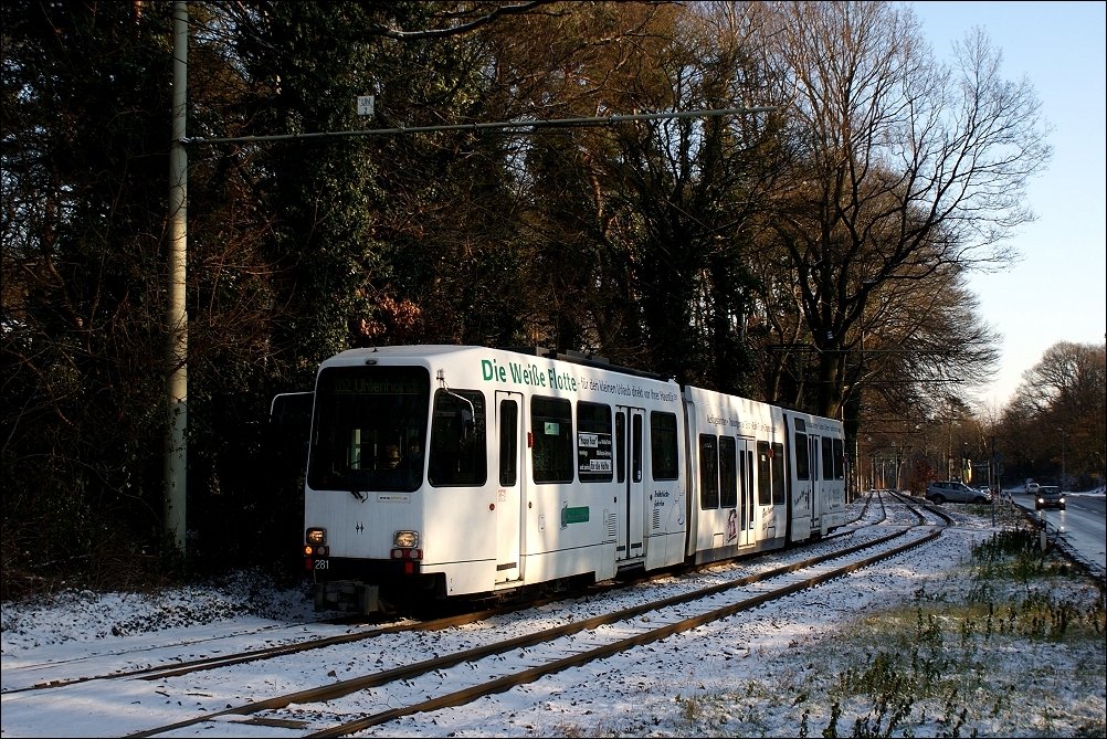 Tw 281 im Uhlenhorst (19. Dezember 2009)