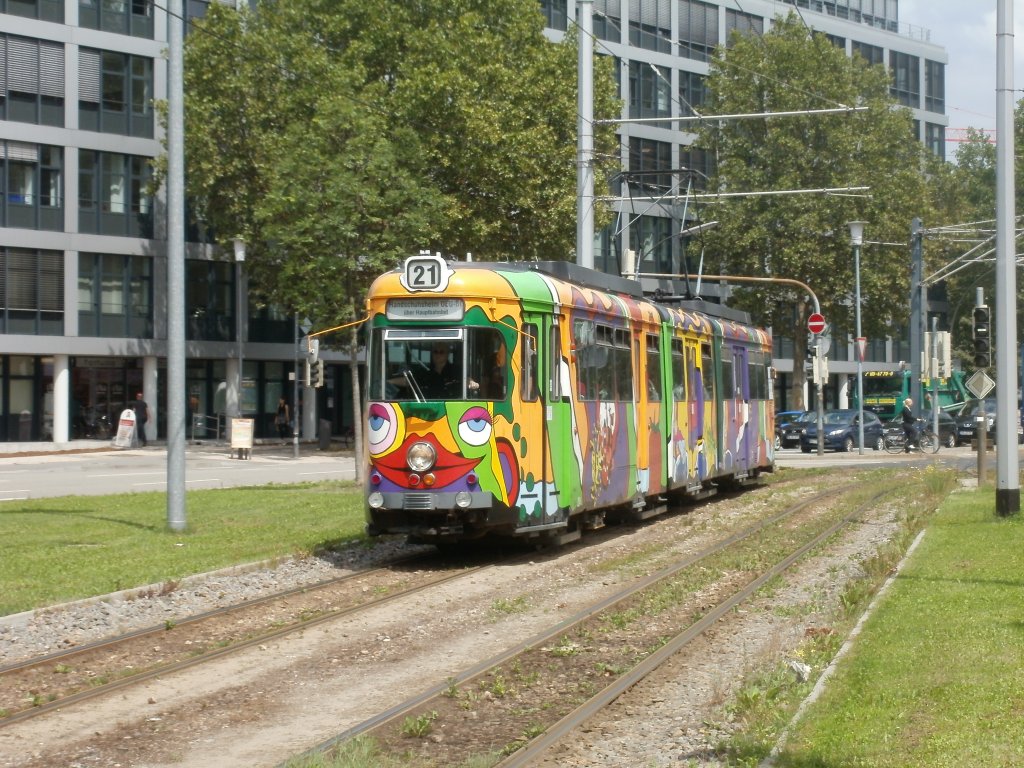 TW (3) 204 am Rmerkreisel in Heidelberg 27.07.2011