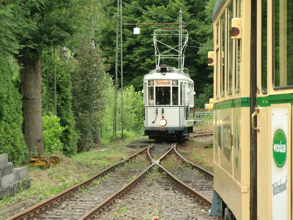 TW94 Des Bergischen Straenbahnmuseums an der  Talstation  (18.06.2011)