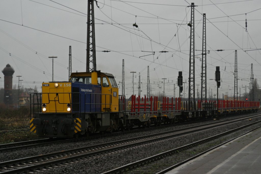 TWE V156 durchfhrt am 28.11.09 Duisburg-Bissingheim