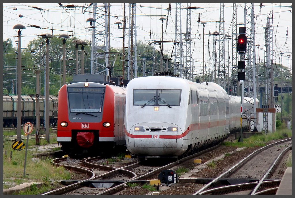 Tz159 -Bad Oldesloe- hat den Hbf Stendal erreicht.  am 09.05.09 