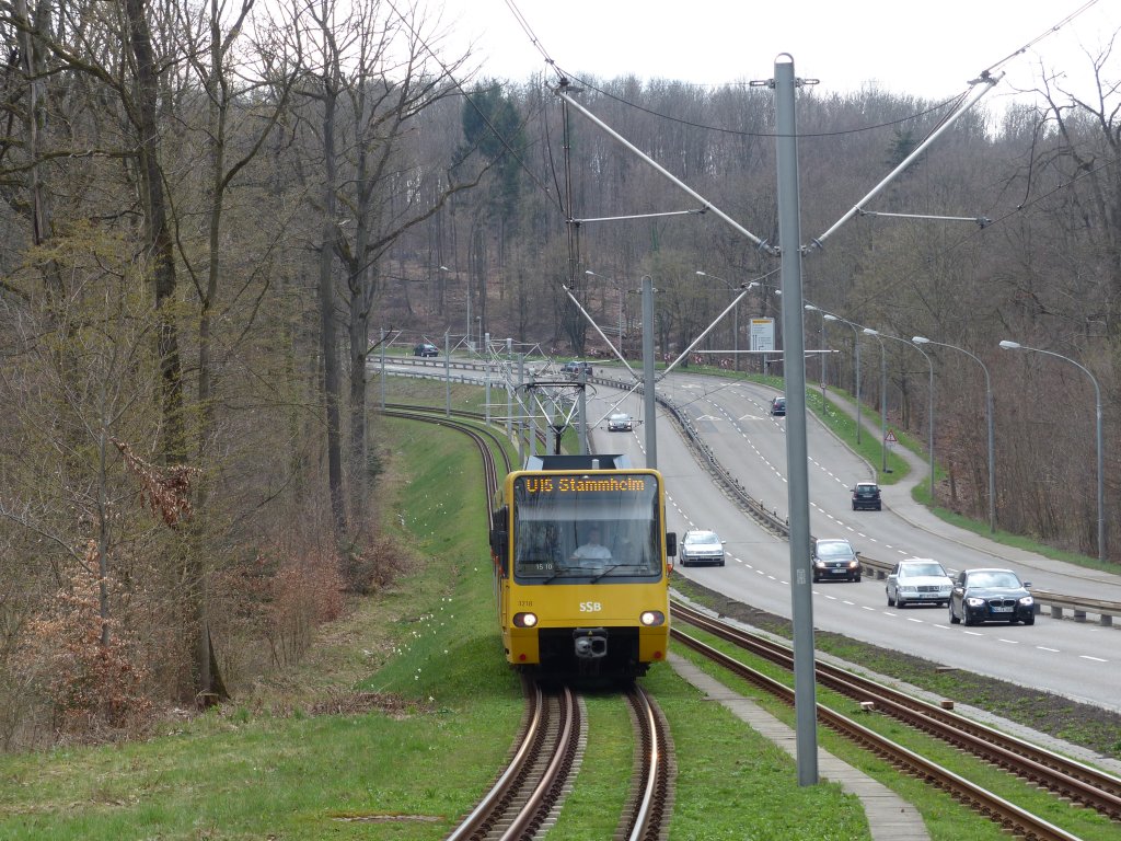 U15 nach Stammheim. 16.4.2013, Stuttgart