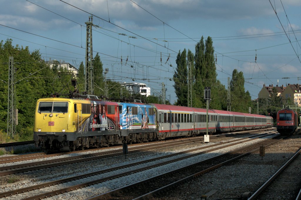 ...um am Prabend am Heimeranplatz mit dem EC 84 zurck zukehren