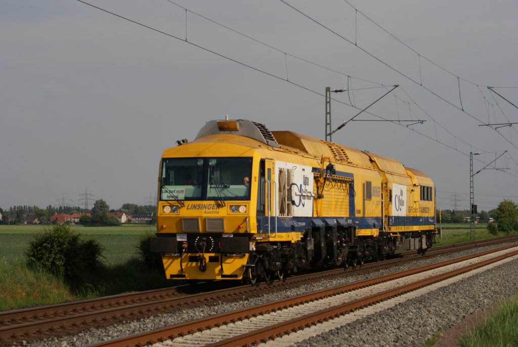 Unbekannter sterreischicher Bauzug in Neuss-Allerheiligen am 11.05.2011