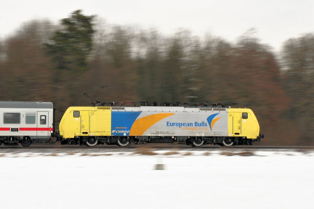 ...und am 20.02.10 mit EC 87 Mnchen-Verona bei Eglharting