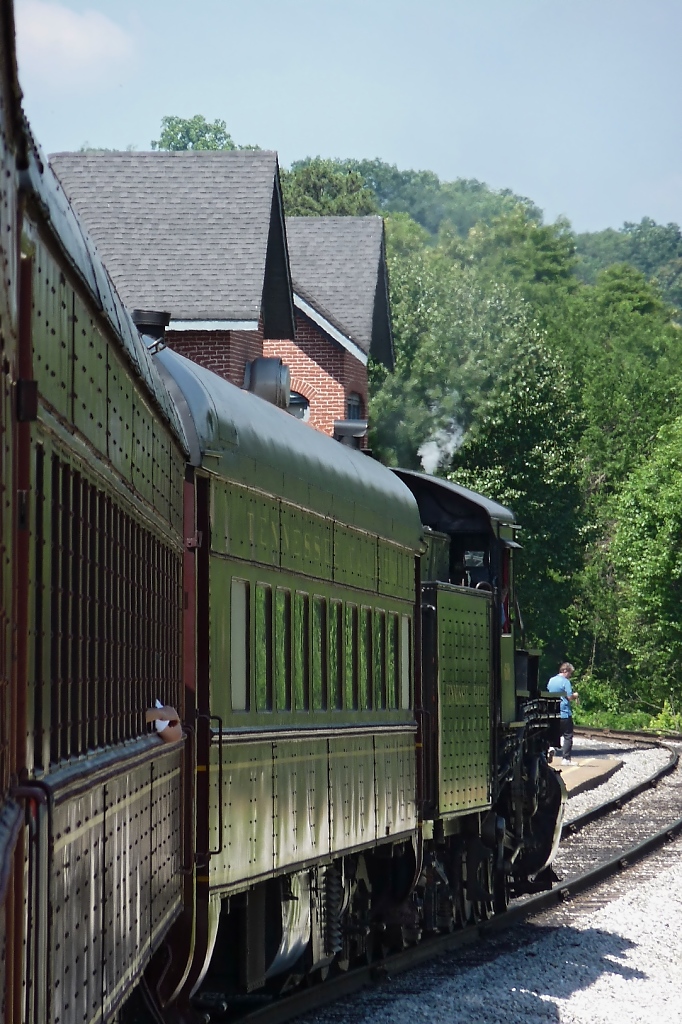 Und wieder vorwrts, endlich in den Bahnhof (Chattanooga, 30.5.09)...