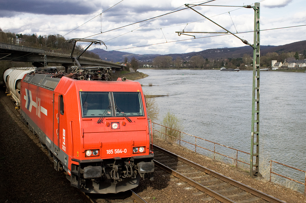 Unterwegs in der Nhe von Remagen in Richtung Sden