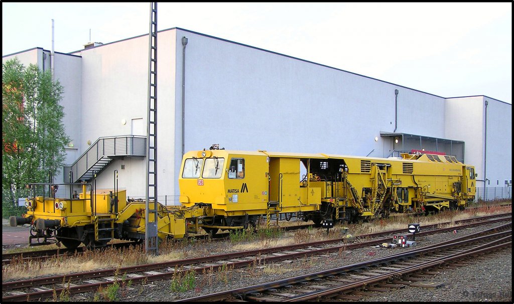 USM 641 der DB Netz Instandhaltung steht abgestellt in Wilhelmshaven Bf. 08/07/2010