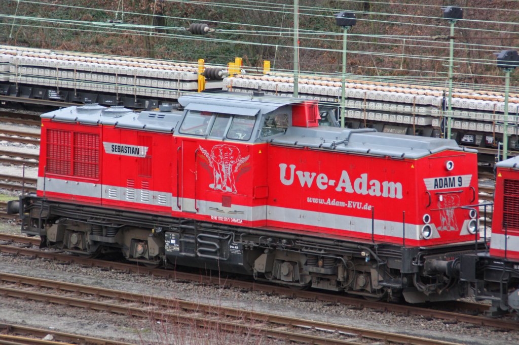 Uwe Adam 9  Sebastian  am 8.1.11 abgestellt in Duisburg-Entenfang