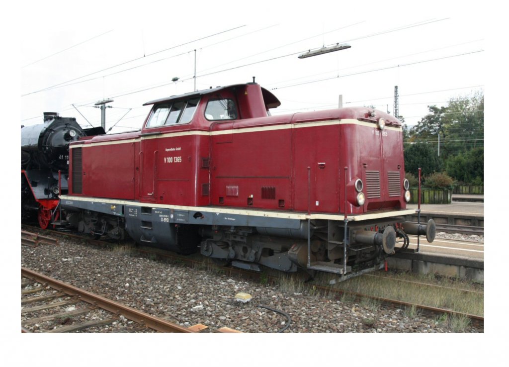 V 100 1365 in Gppingen 18-9-2009