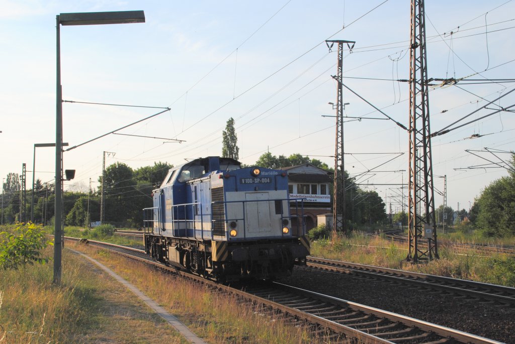 V 100 SP 004, im Lehrte am 28.06.10.