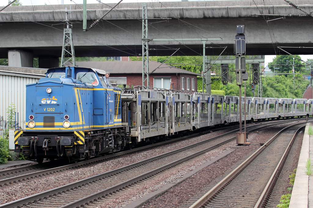V 1202 EVB/MWB in Hamburg-Harburg 27.5.2013