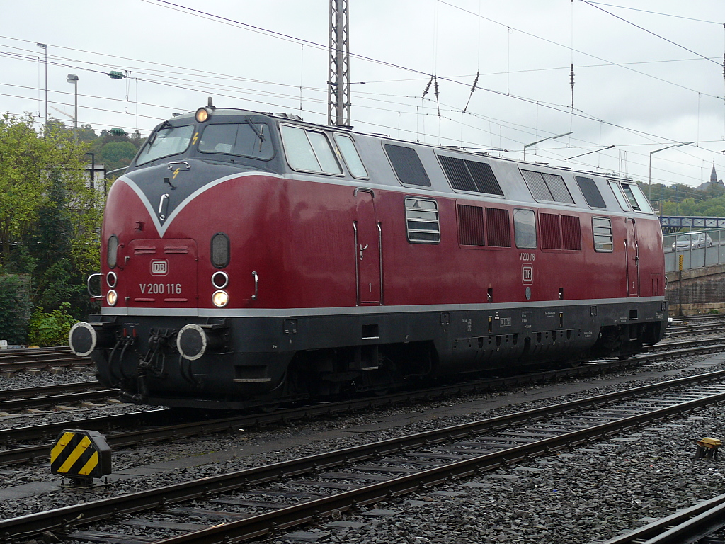 V 200 116. 150 Jahre Ruhe-Sieg-Strecke. Siegen, 18.09.2011.