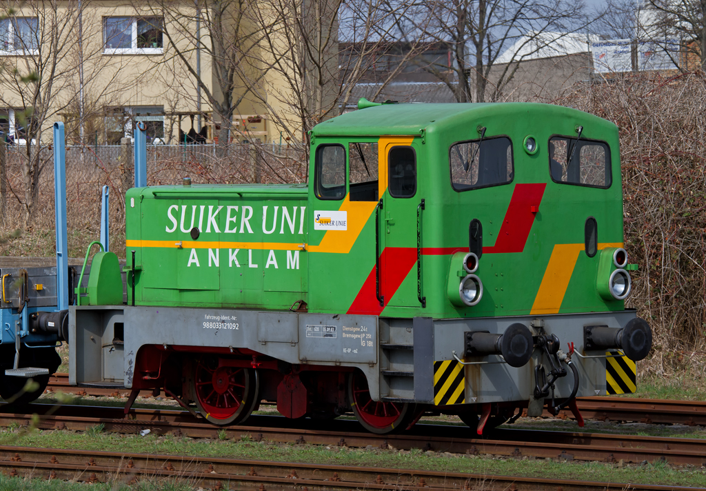 V 23 der Zuckerfabrik in Anklam. - 17.04.2013 