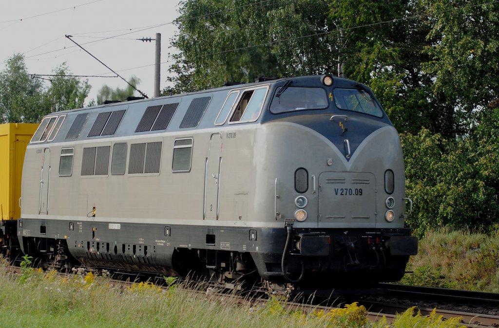 V 270 09 SGL am 17.08.2011 bei Woltorf