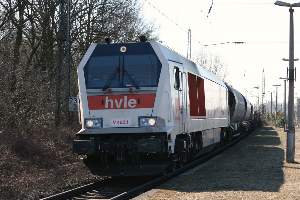 V 490.1 HVLE am 08.03.2011 in Meinsdorf