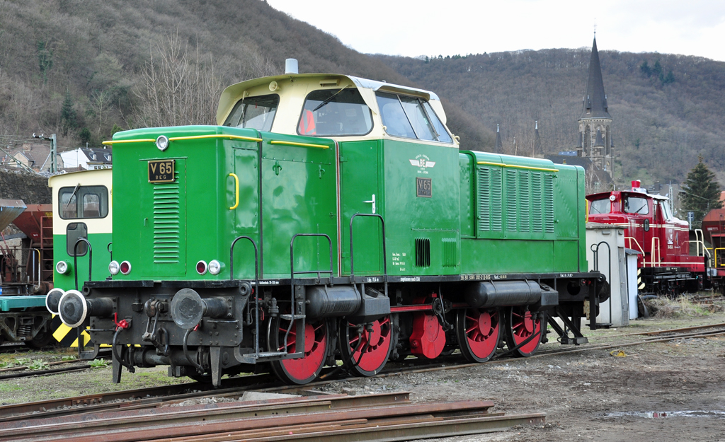 V 65 der B.E.G. in Brohl BE - 02.04.2010